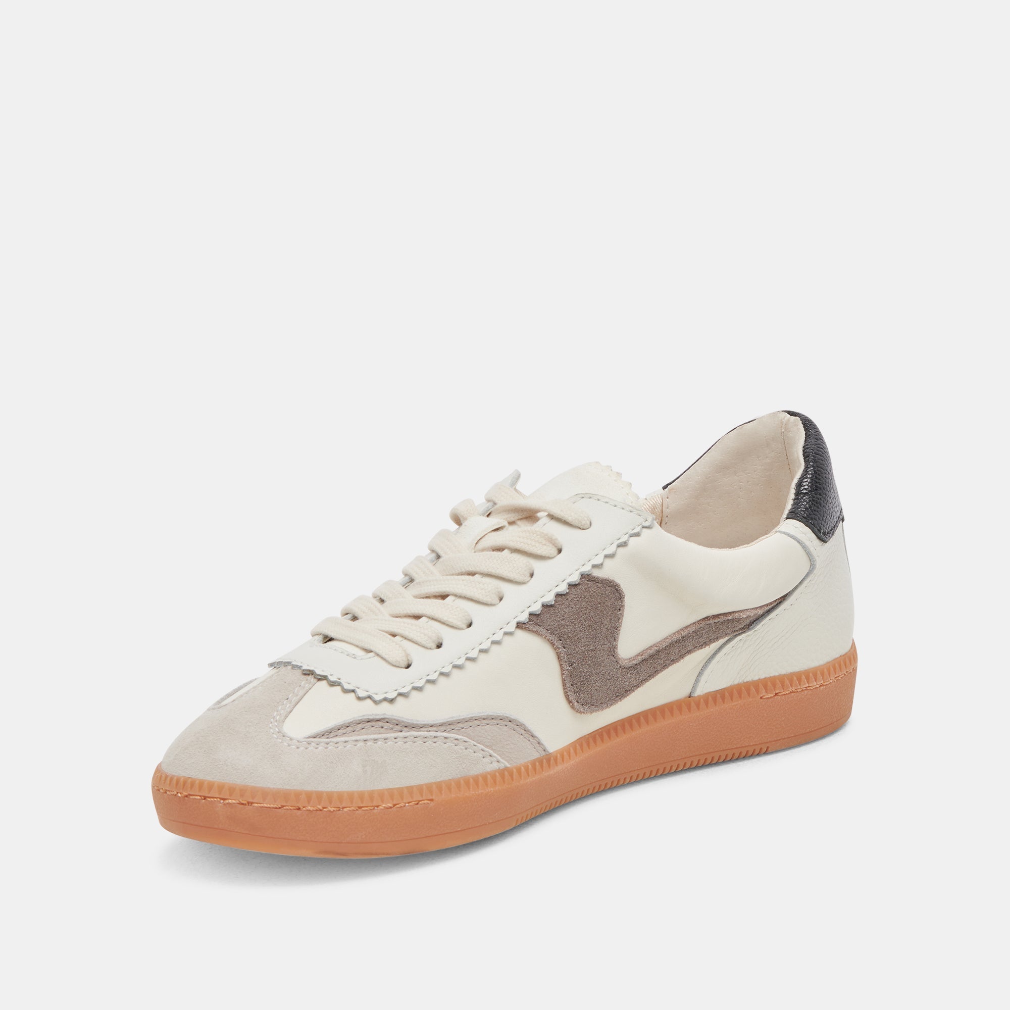 NOTICE WIDE SNEAKERS White Grey Leather - Comfortable Wide Fit Shoes for Men & Women | Perfect for Walking, Running & Casual Wear