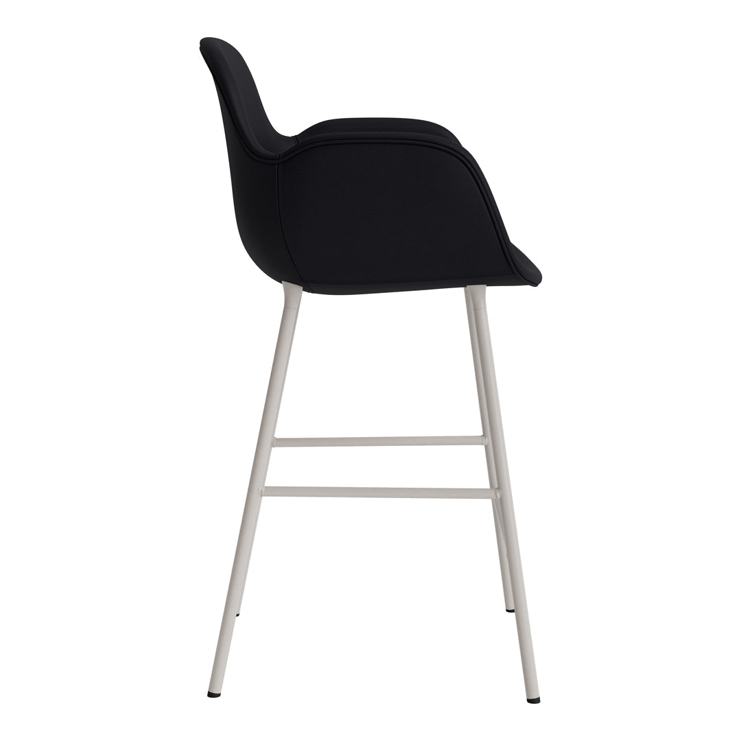 Stylish Fully Upholstered Form Counter Armchair - Perfect for Kitchen Islands, Breakfast Bars & Home Dining Areas