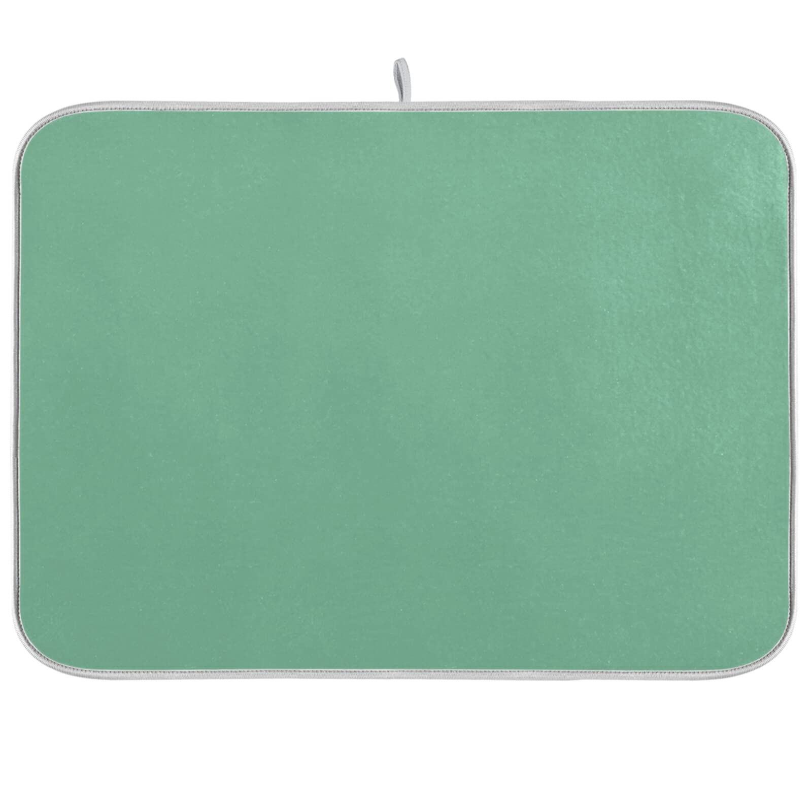XL Sage Green Microfiber Dish Drying Mat - 16x18 Inch Heat-Resistant Kitchen Counter Accessory | Perfect for Drying Dishes, Protecting Countertops & Stylish Kitchen Decor