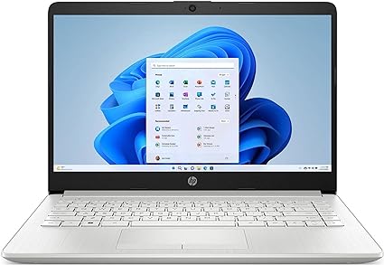 HP 14 (14 dq0080nr) 64GB SSD 4GB RAM Laptop - New 2024 Model for Students & Business | Lightweight Notebook for Online Classes, Remote Work & Travel Computing