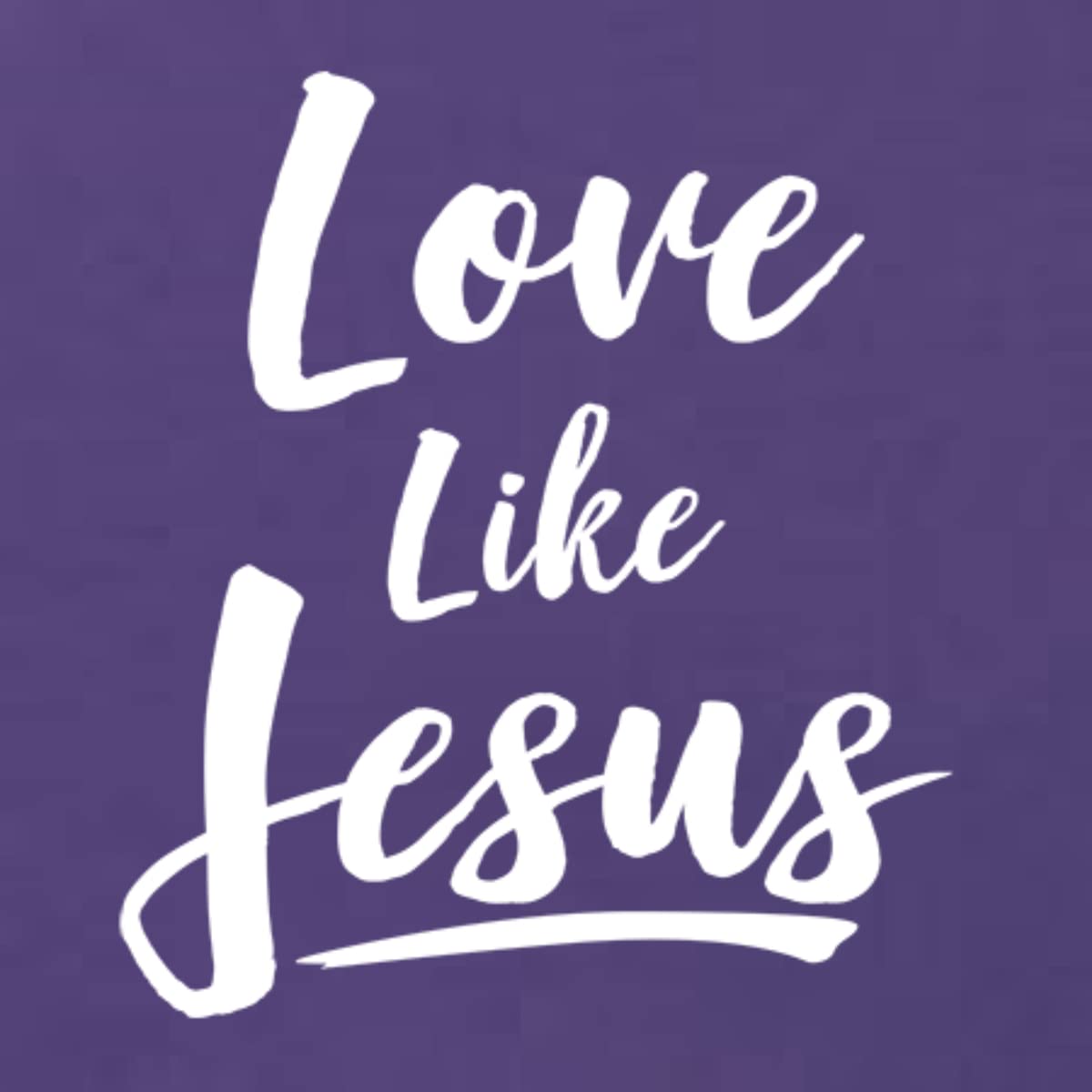 Love Like Jesus Inspirational Christian Tri-Blend Racerback Tank Top - Soft Comfortable Women's Workout & Church Apparel