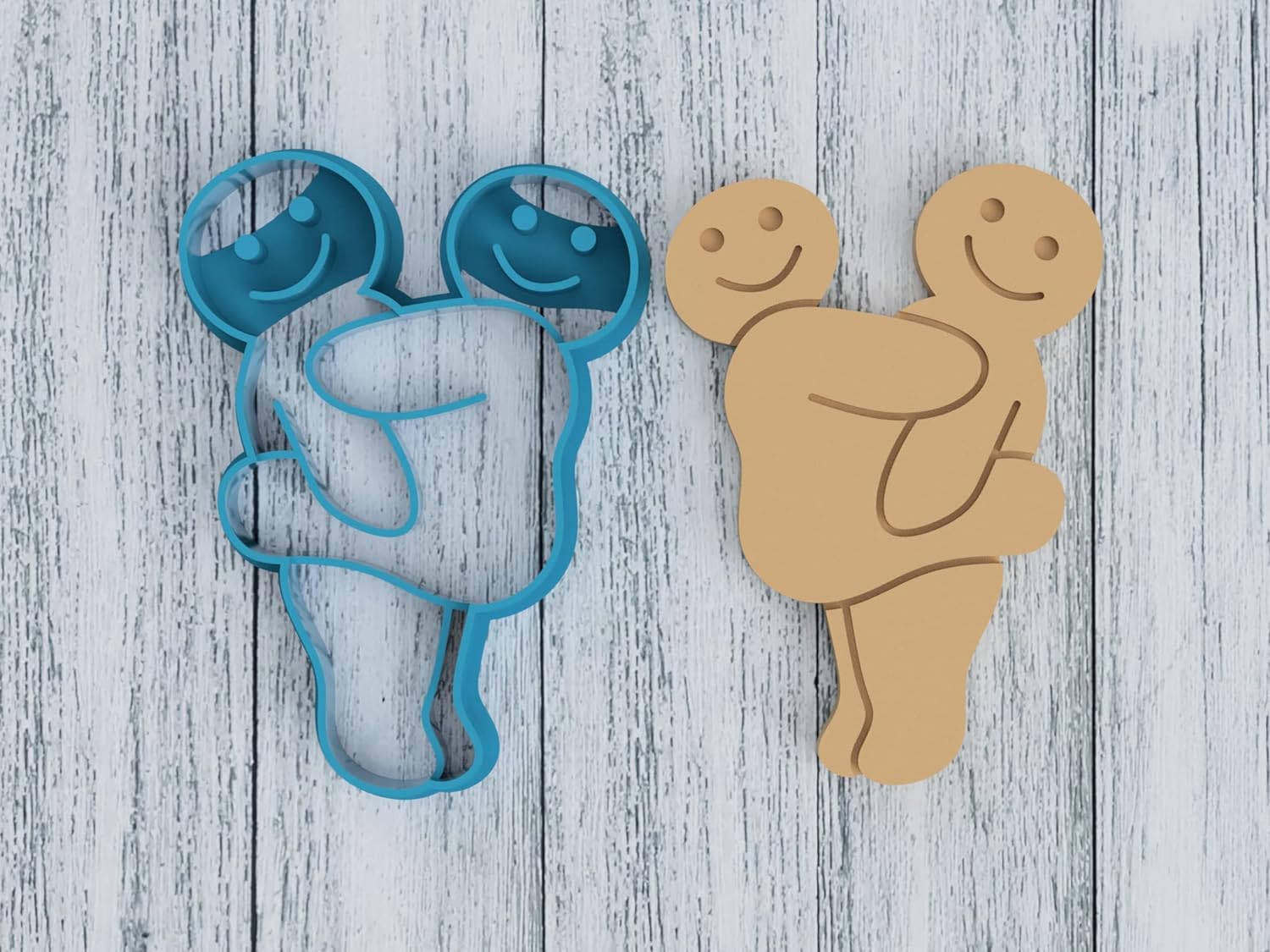 Funny Naughty Button Cartoon Cookie Cutter - 3 Inch Upstanding Citizen Cookie Mold for Adult Baking | Perfect for Bachelorette Parties, Dirty Santa Gifts & Kama Sutra Themed Cookies