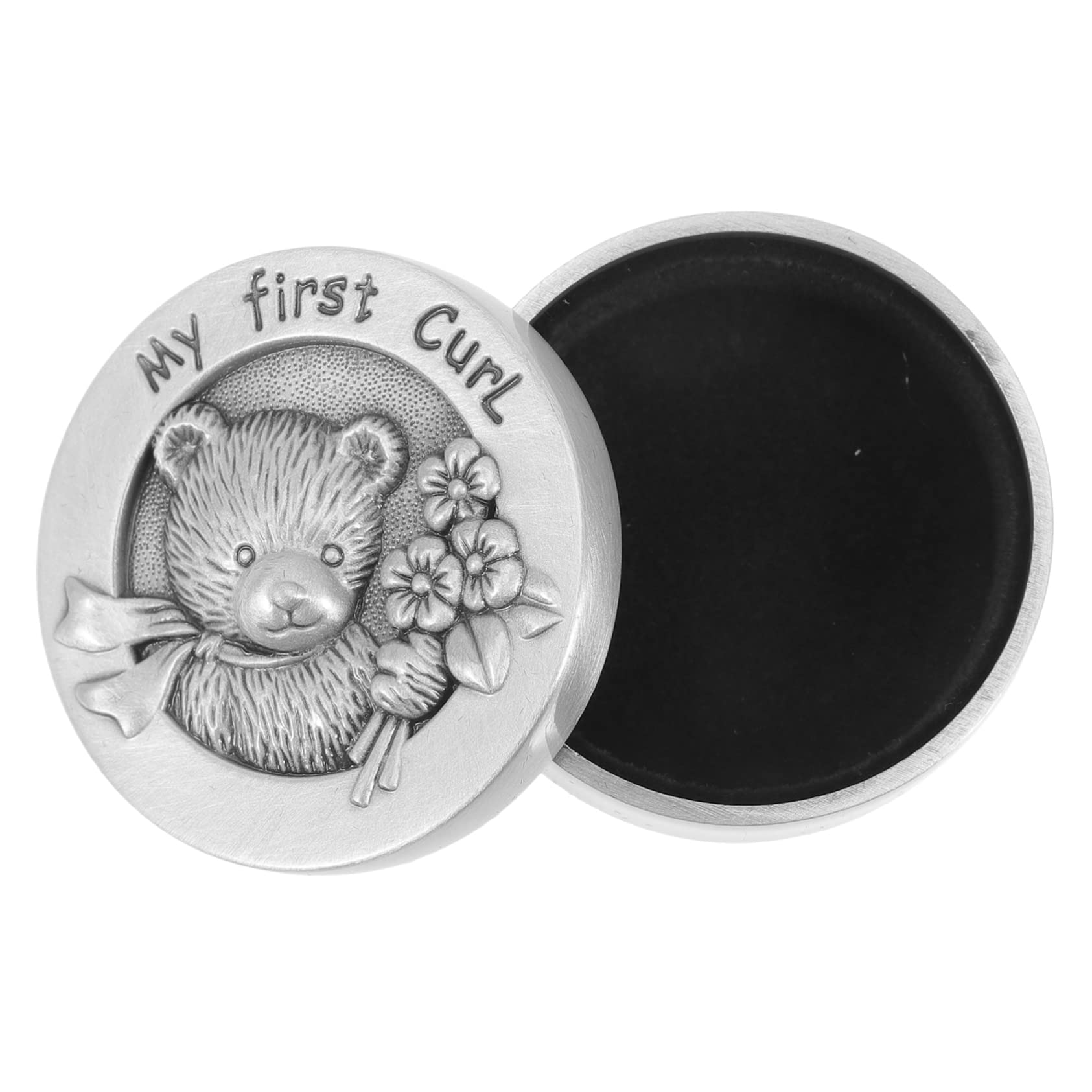 HEMOTON Baby Keepsake Box - Stainless Steel First Tooth & Hair Saver for Newborns, Christening & Birthday Gifts | Memory Box for Baby's Milestones & Special Moments