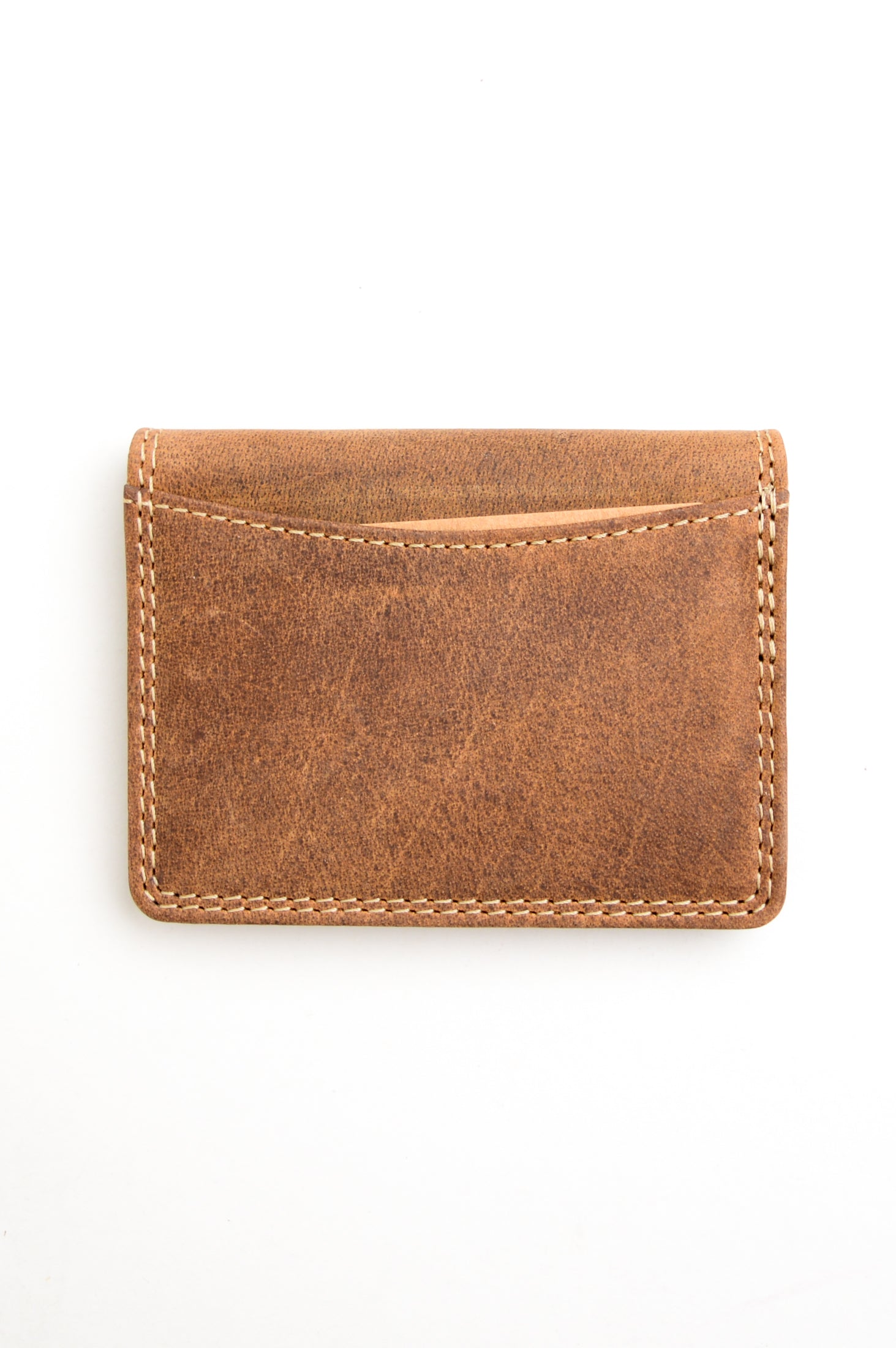 Premium Buffalo Leather Adrian Klis 266 Card Holder in Tan - Stylish & Durable RFID Blocking Wallet for Men & Women - Perfect for Travel, Business & Everyday Use