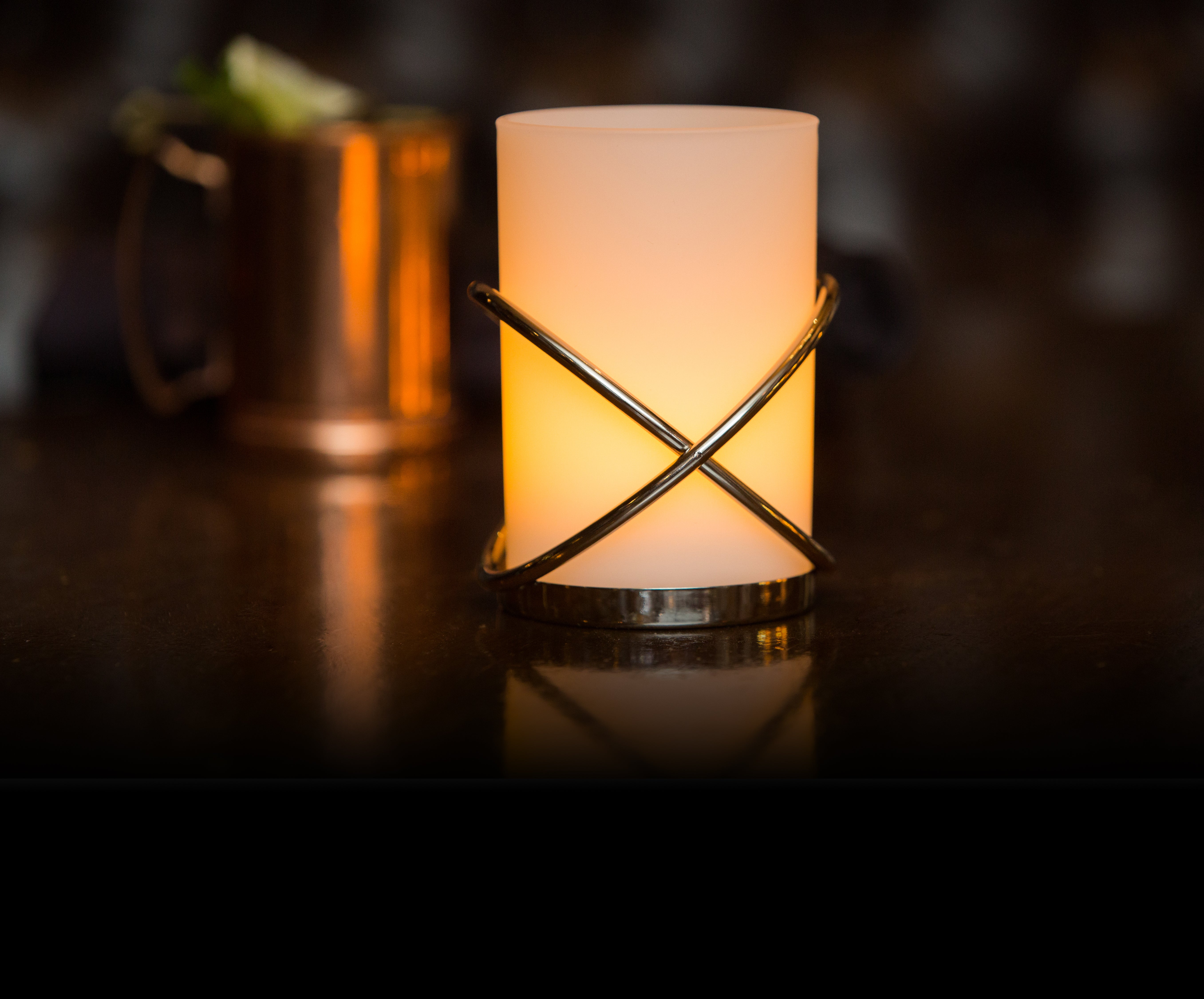 Frosted Acrylic Double Loop Ring Candle Holders - Set of 6, Elegant Table Decor for Weddings, Parties & Home Centerpieces