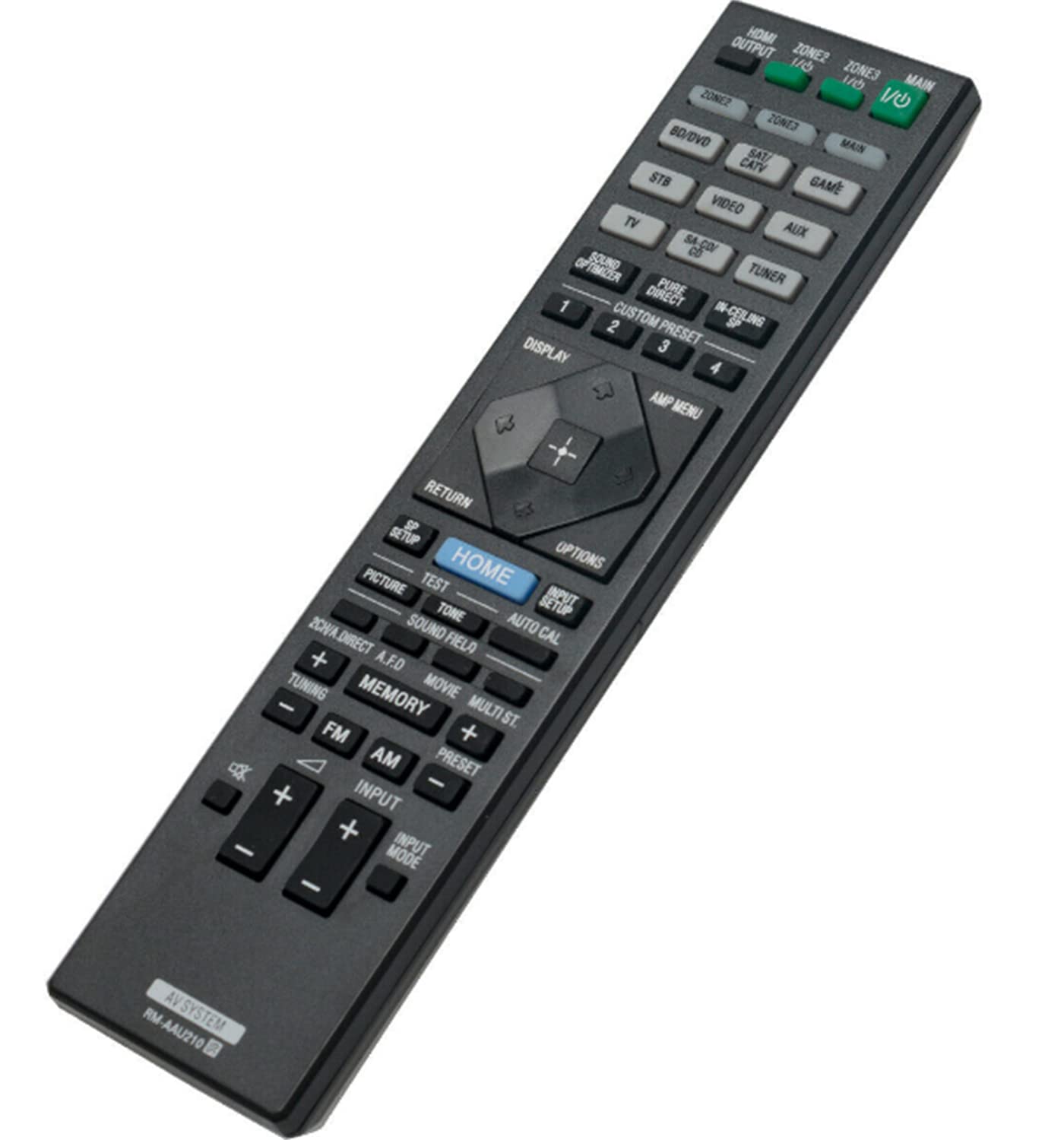 Original Remote Control Replacement for Sony STR-ZA1000ES/ZA2000ES/ZA3000ES AV Receiver - Perfect for Home Theater & Entertainment Systems