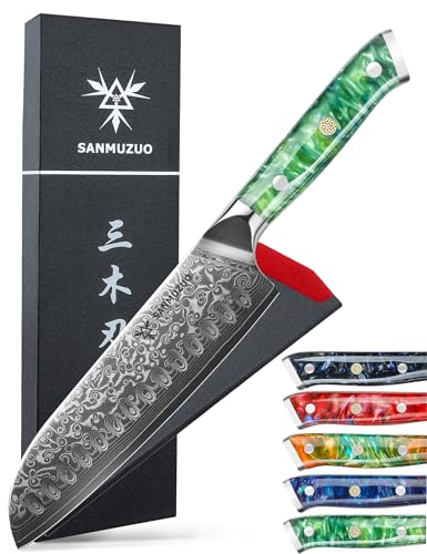 Jade Green Santoku Knife