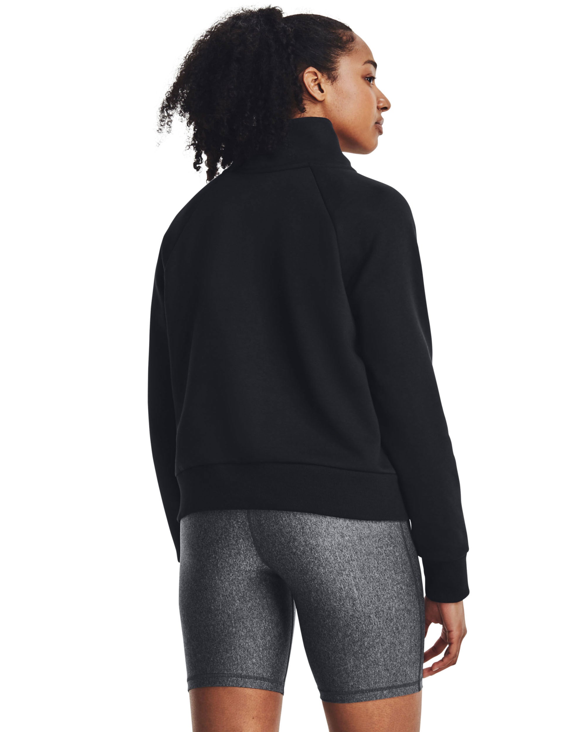 Rival Fleece 1/2 Zip Pullover - Black & White - Warm & Comfortable Quarter Zip Fleece Jacket for Men & Women - Perfect for Hiking, Camping & Outdoor Activities