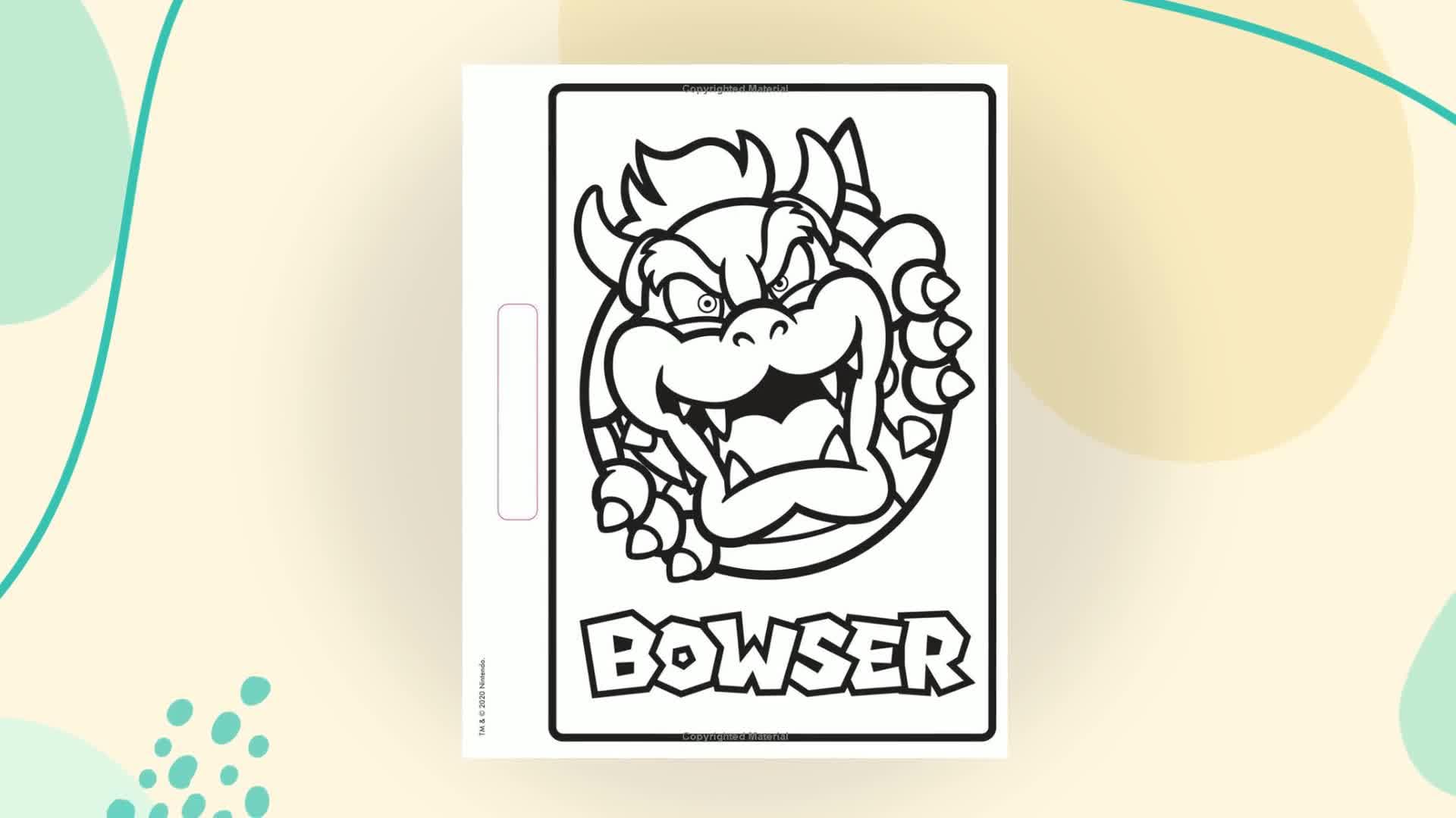 Super Mario Coloring Book for Kids - Official Nintendo Licensed Activity Book with 100+ Pages - Fun Gift for Birthday, Party Favors & Creative Play