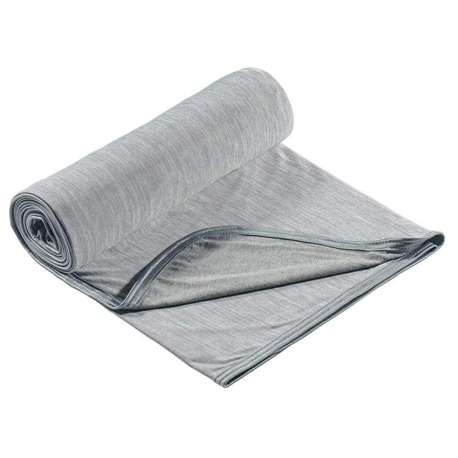 Cooling Blanket for Sofa & Bed - Soft, Breathable, Anti-Allergy & Anti-Static - Stay Cool All Night - Grey 55x75 Inches (140x190cm) - Perfect for Hot Sleepers, Summer Nights & Temperature Regulation