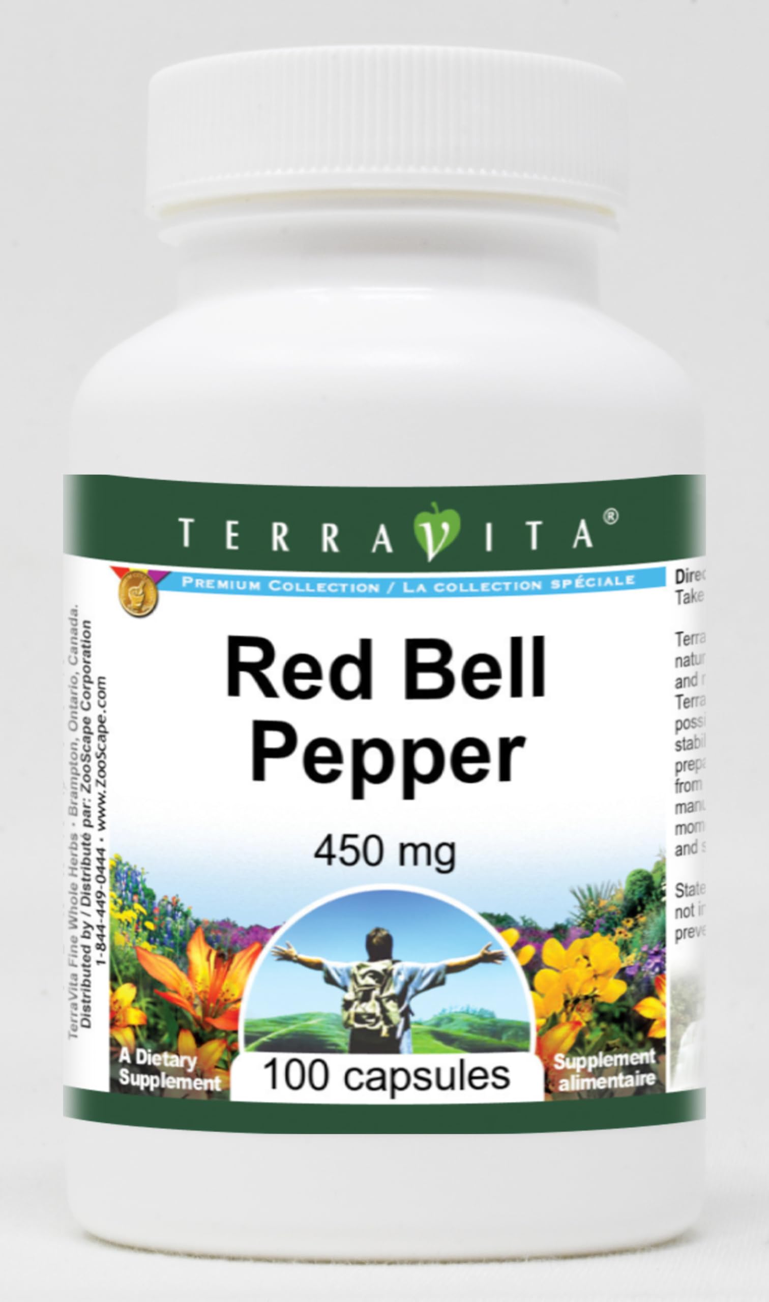 Premium Red Bell Pepper Extract 450mg (100 Capsules per Bottle, 3-Pack) - Natural Antioxidant Supplement for Immune Support & Skin Health - Perfect for Daily Wellness Routine & Active Lifestyle