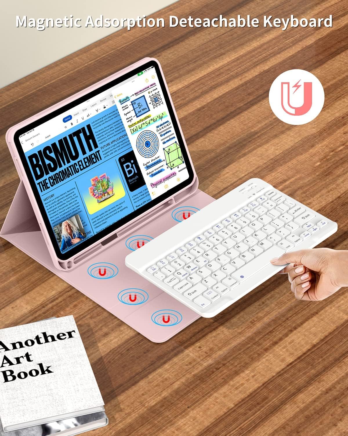 Premium iPad 11th/10th Gen Case with Wireless Keyboard (2025/2022 Model) - Slim Lightweight Protective Cover with Pencil Holder & Auto Wake/Sleep | Perfect for Work, Study & Travel | 11 inch A16/10.9