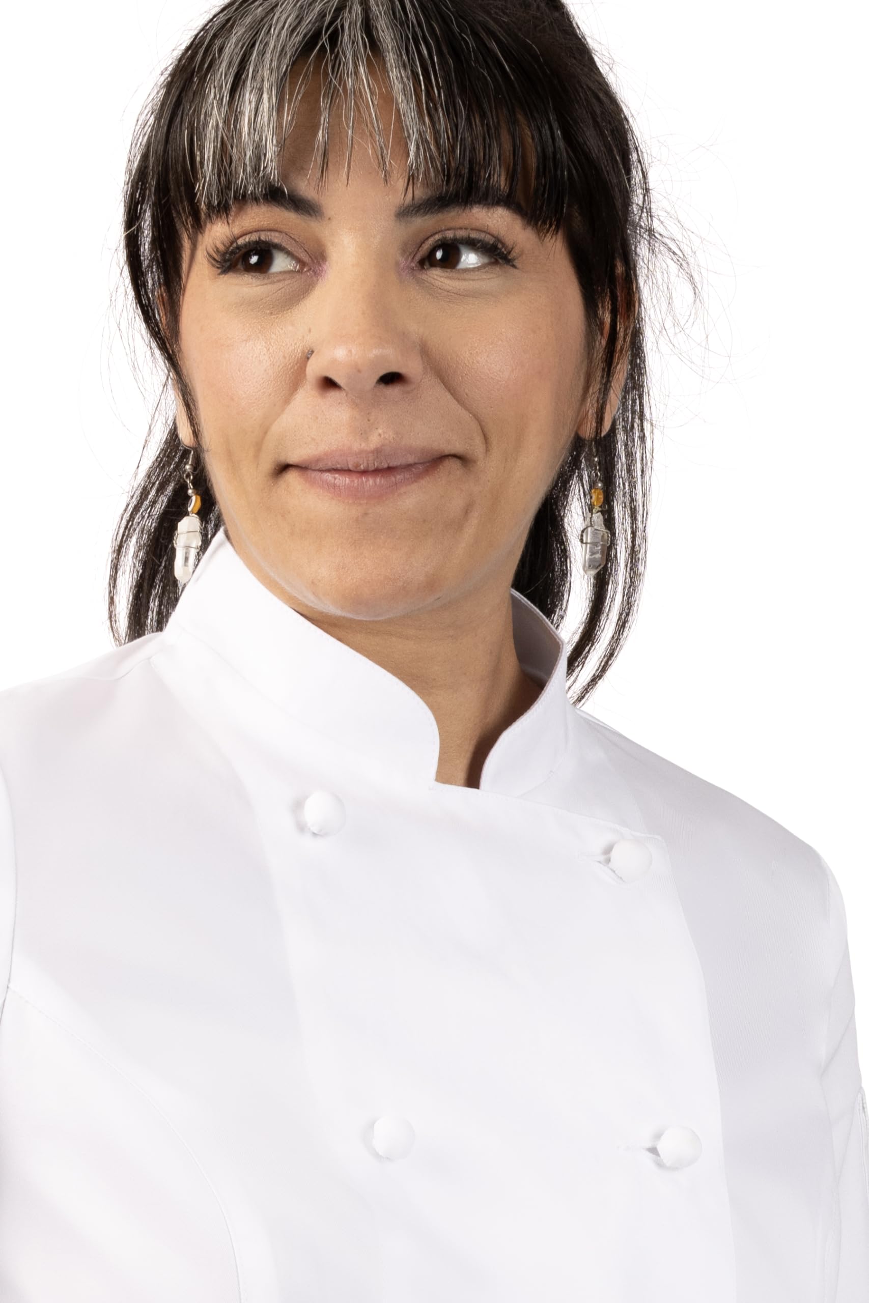 Chef Works Women's Siena Executive Chef Coat - Professional Kitchen Uniform for Female Chefs, Cooks & Culinary Students - Perfect for Restaurants, Catering & Cooking Classes
