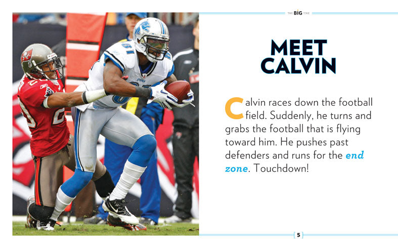 Calvin Johnson Biography Book - 9781608184941 | NFL Career, Stats & Achievements - Perfect for Football Fans & Sports Enthusiasts