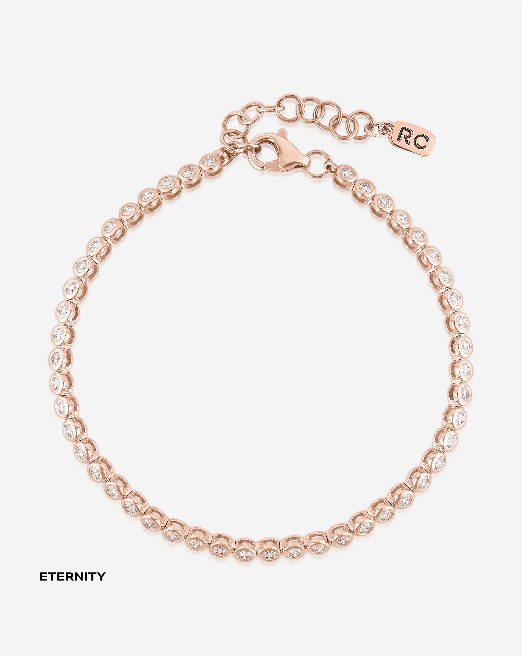 Elegant Bezel Mini Diamond Tennis Bracelet for Women - Perfect for Weddings, Parties & Everyday Luxury
