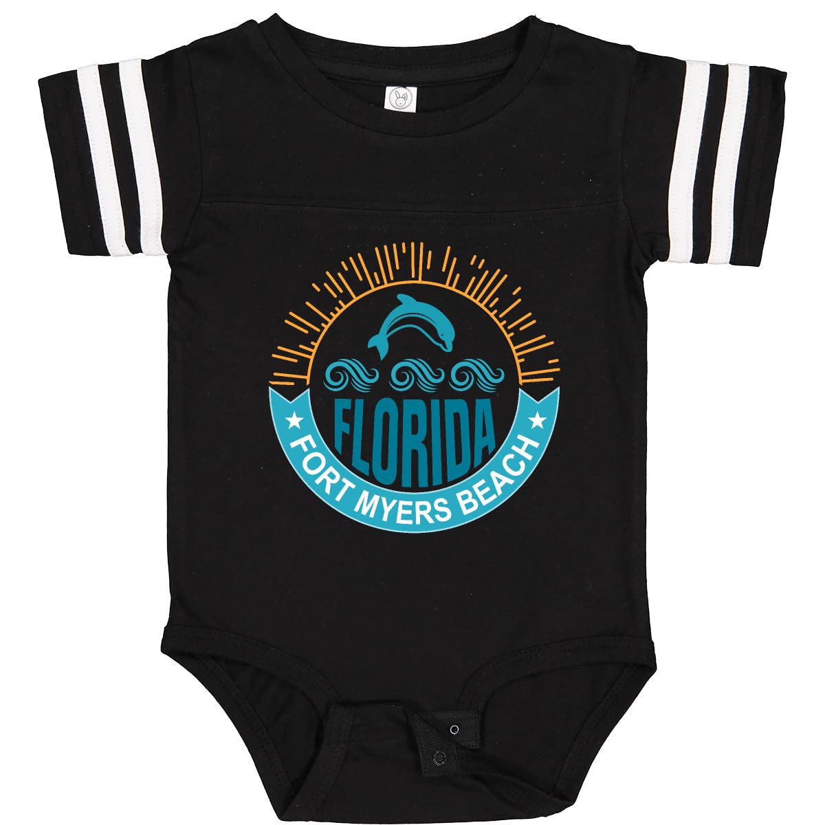 Inktastic Fort Myers Beach Florida Vacation Baby Bodysuit - Cute Florida Travel Outfit for Infants & Toddlers - Perfect for Beach Trips, Family Photos & Souvenirs