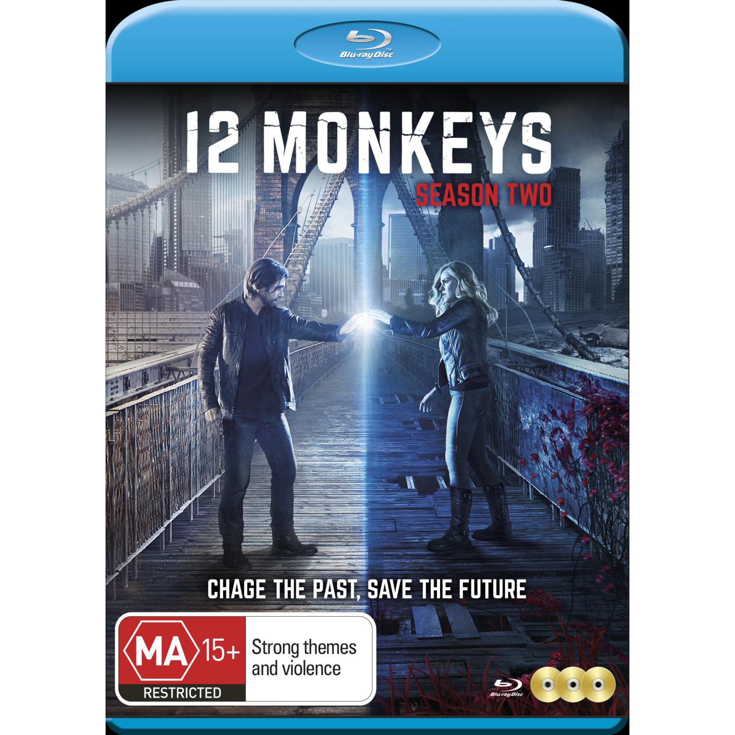 12 Monkeys Season 2 DVD | Complete Second Season | Sci-Fi Time Travel TV Series | Perfect for Sci-Fi Fans & Binge-Watching Weekends
