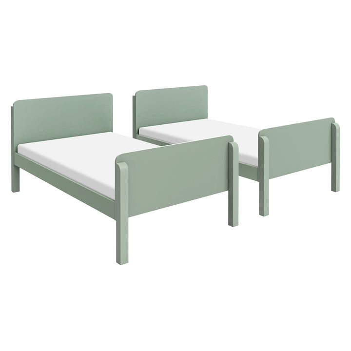 Babyletto Tip Toe Bunk Bed - Twin Over Twin Kids Bunk Bed with Ladder, Safety Rails & Modern Design | Perfect for Small Rooms, Shared Kids Bedrooms & Sleepovers