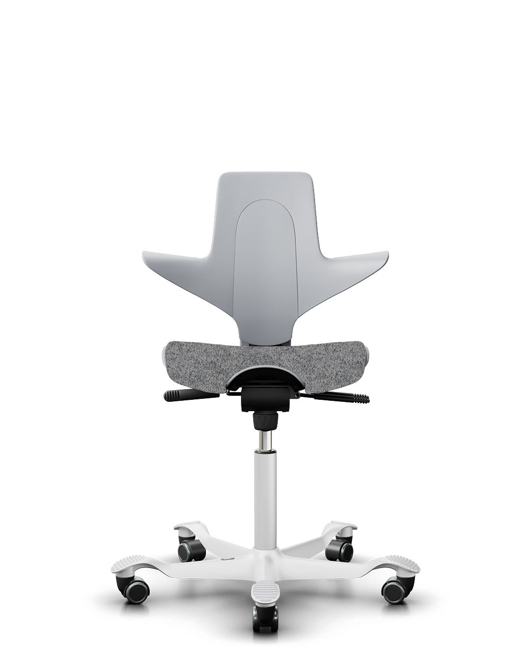 HÅG Capisco Puls 8020 Ergonomic Office Chair - Light Grey ARDA Fabric by Kvadrat | Modern Design Collection for Home & Workspace Comfort