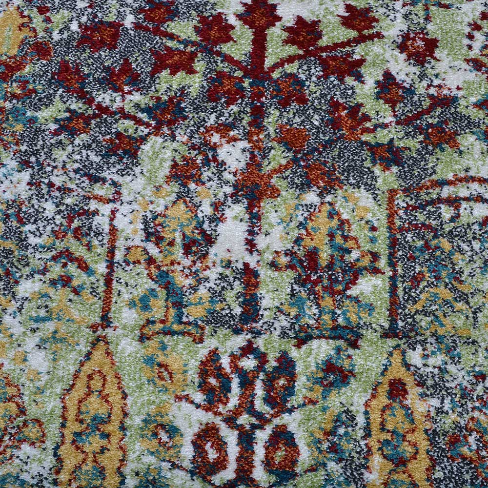 Artful Machine Woven Rug - Soft Modern Area Rug for Living Room, Bedroom, Dining Room - Non-Slip Durable Home Decor Carpet