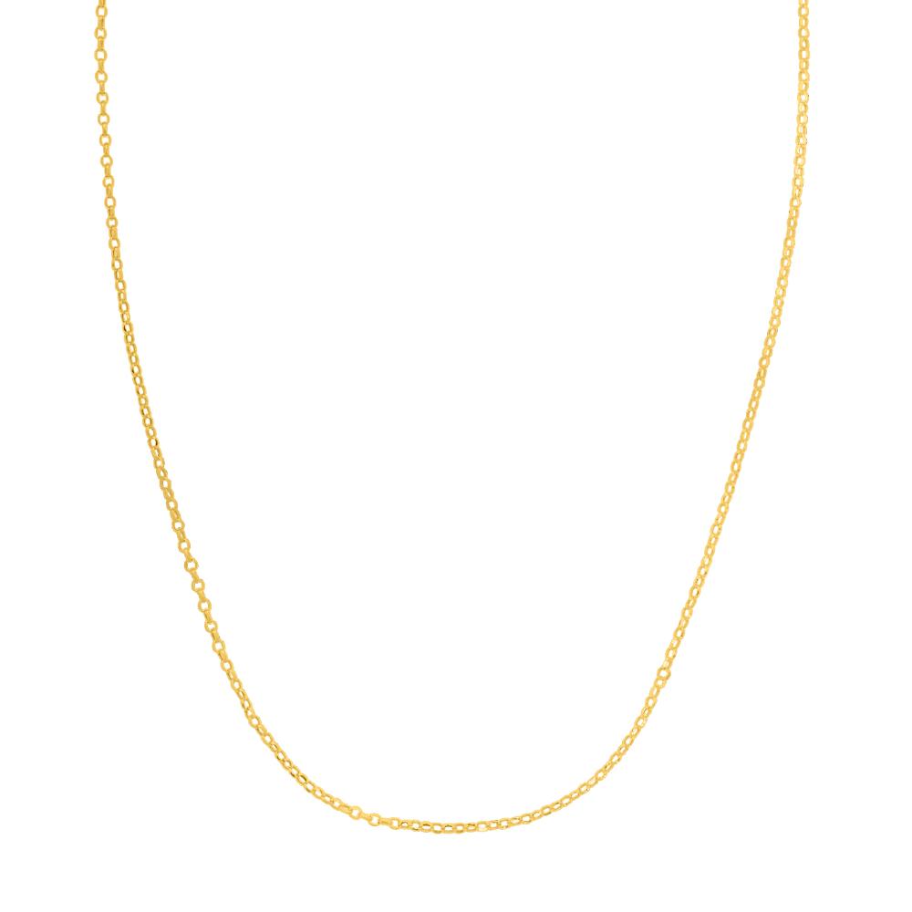 14K Gold 1.4mm Double Extendable Lite Rolo Chain Necklace - Elegant Layering Piece for Women's Jewelry Collection | Perfect for Everyday Wear, Gift Giving & Special Occasions