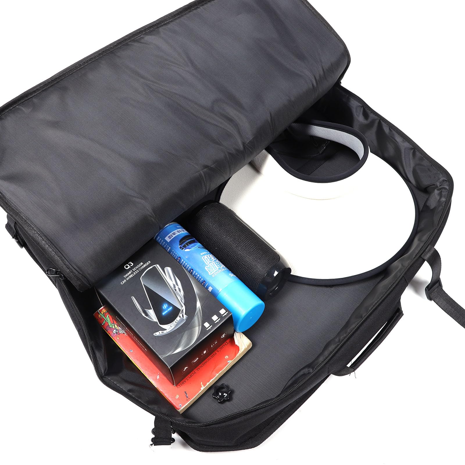 Hummer EV 2024-2025 Sunroof Organizer Storage Bag - Multi-Functional Car Roof Cargo Carrier for SUV & Pickup Trucks - Interior Accessories (Rear Top Roof Glass-Left) - Perfect for Road Trips & Outdoor Adventures