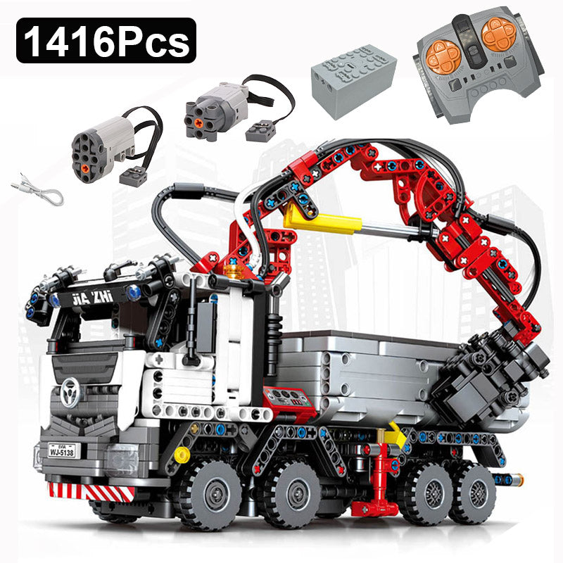 SY BLOCK TECHNIQUE 72700 Engineering Heavy Truck Building Blocks - STEM Construction Toy for Kids & Adults, Creative DIY Model Kit for Home Decor, Birthday Gifts, and Educational Play