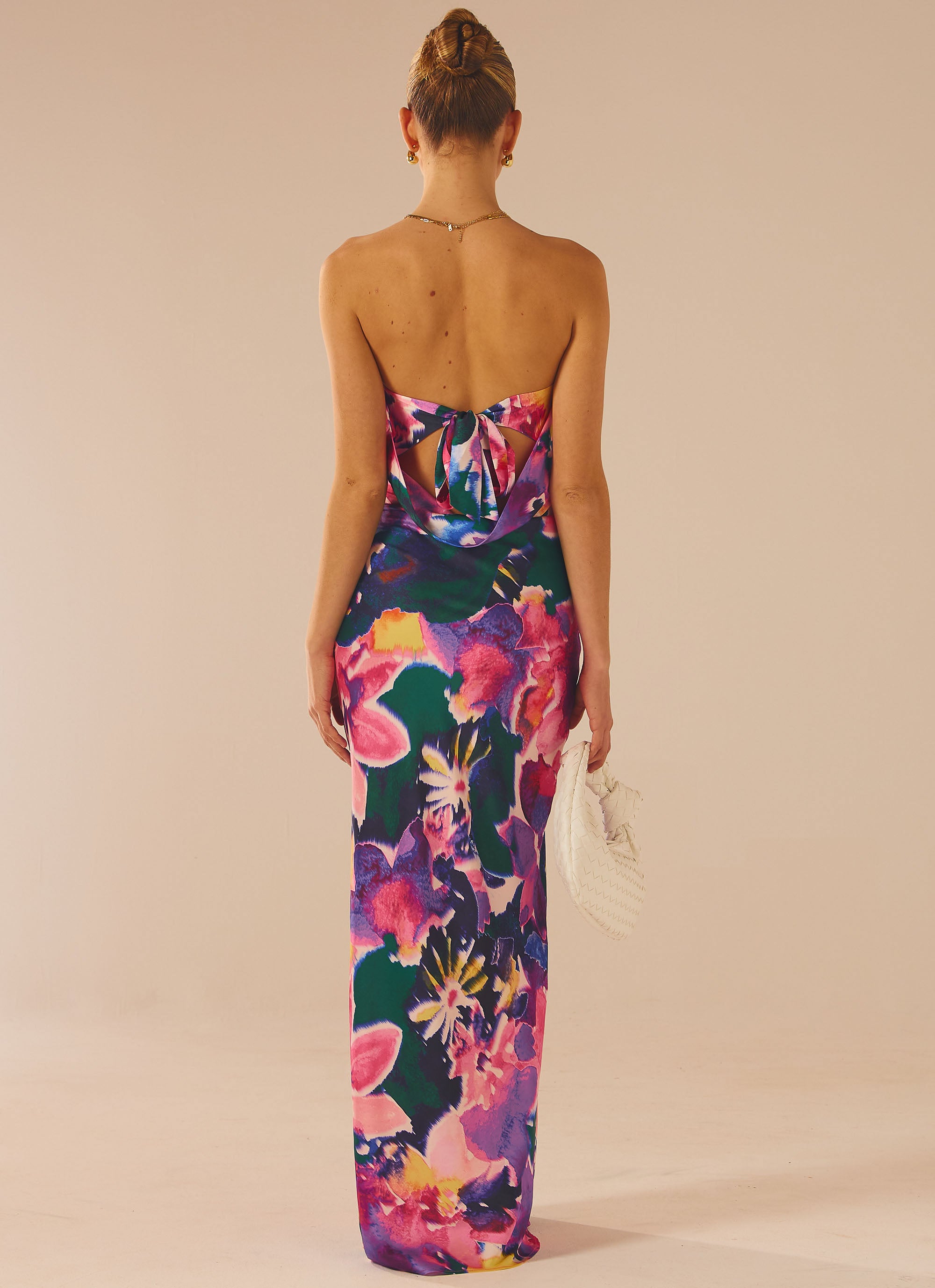 Carried Away Maxi Dress - Flowy Long Summer Dress for Women | Candy Bouquet Print | Perfect for Beach Vacations, Date Nights & Outdoor Parties