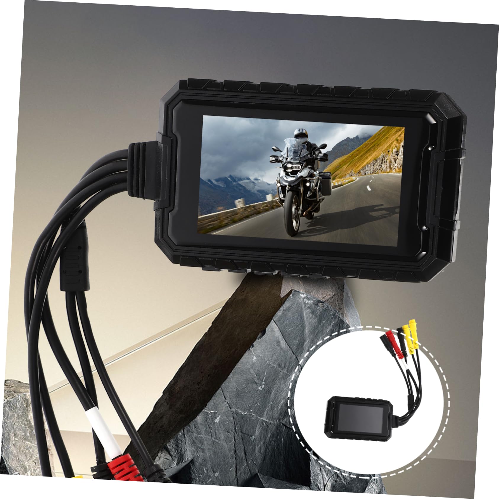 Waterproof 1080p Motorcycle Dash Cam with Night Vision - 3 Motor Accessories, HD Driving Recorder Camera for Safe Riding & Accident Evidence (Ideal for Night Driving, Commuting & Road Trips)