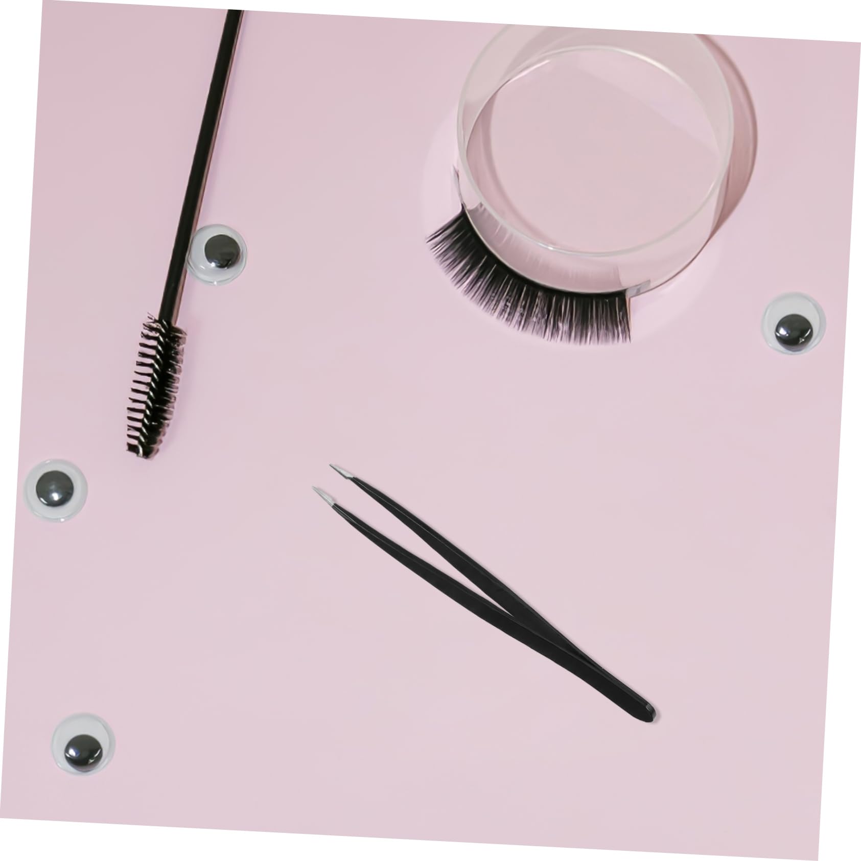 Premium Stainless Steel Eyebrow Tweezers - Slanted & Pointed Tips for Precise Hair Removal, Brow Shaping & Eyelash Extension (Perfect for Home Grooming, Salon Use & Makeup Kits)