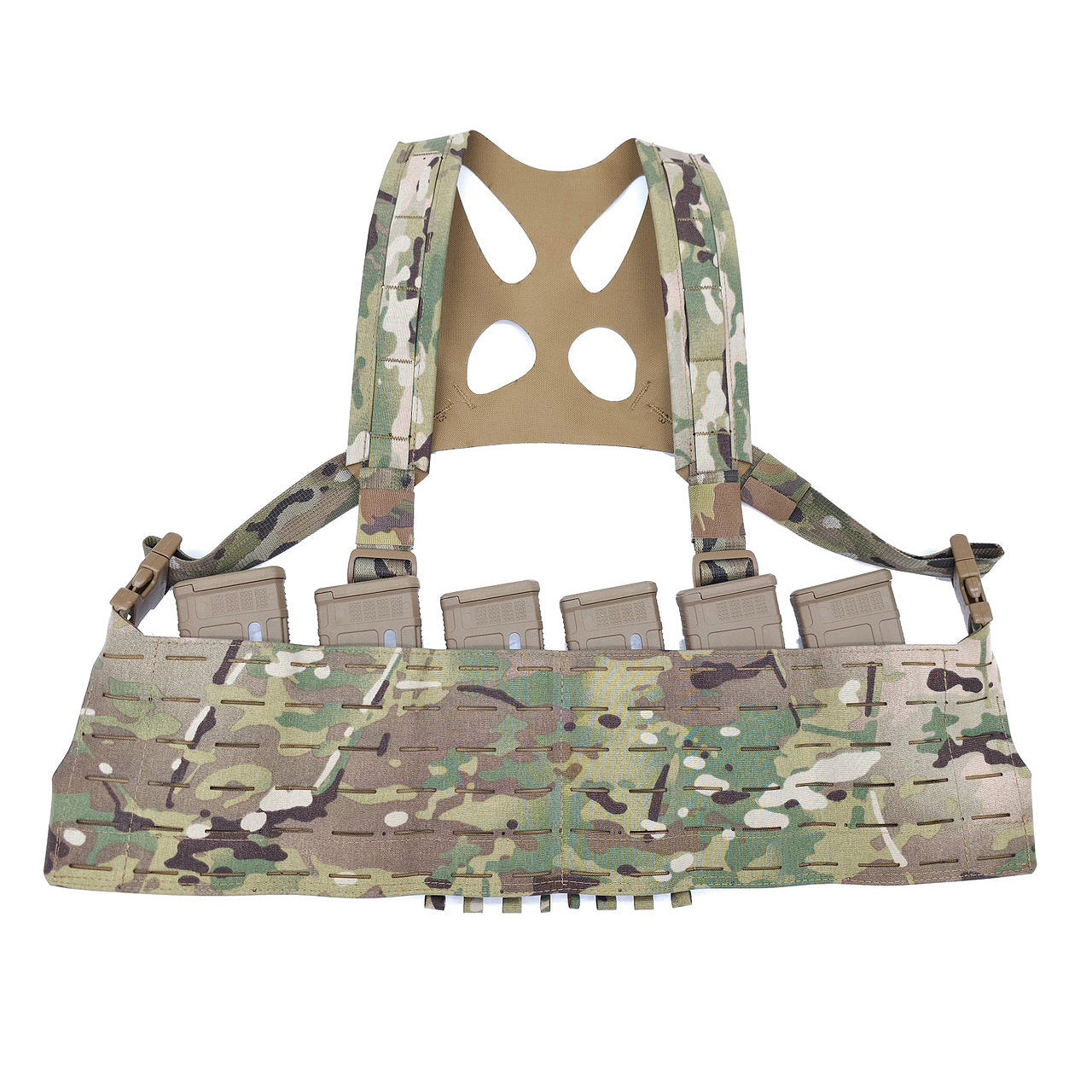 Esstac Bushboar 5.56 | 6 Magazine Chest Rig - Tactical Molle Vest for AR15 & AK47 | Perfect for Range Training, Hunting & Airsoft