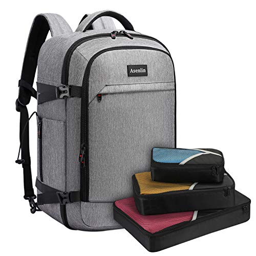 Gray（backpack With 3 Packing Cubes）