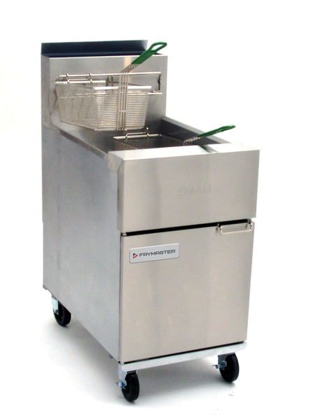 Dean 75 Lb Commercial Floor Fryer with 150,000 BTU Propane Gas - Perfect for Restaurants, Food Trucks & Outdoor Catering Events