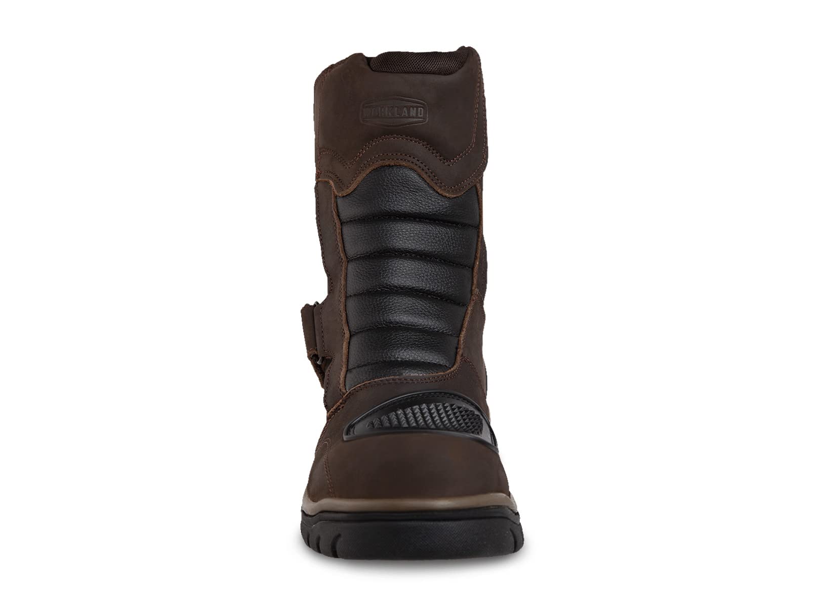 WORKLAND 77418 Men's Motorcycle Boots - Genuine Leather Riding Boots with Ankle Protection, Slip-Resistant Rubber Sole & Reflective Strips - Durable Motorcycle Shoes for Men (Also Known as Botas para Motocicleta Hombre) - Perfect for Long-Distance Riding, Commuting & Adventure Motorcycling