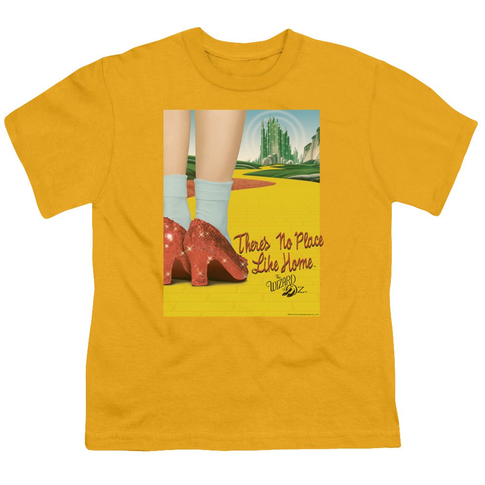 Wizard of Oz The Way Home Unisex Youth T-Shirt | Kids & Teens Cotton Tee | Perfect for Halloween Costumes & Movie Themed Parties