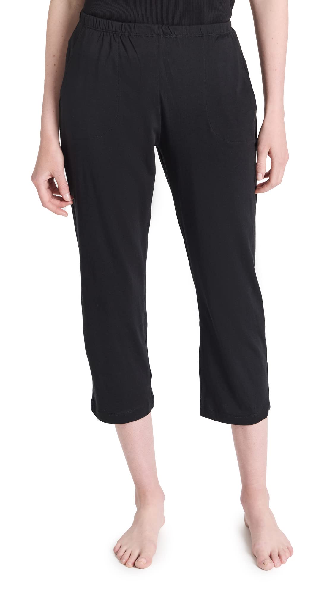 SKIN Women's Carlyn High-Waisted Crop Pants - Comfortable Stretchy Workout & Yoga Pants for Running, Gym, Lounge & Casual Wear