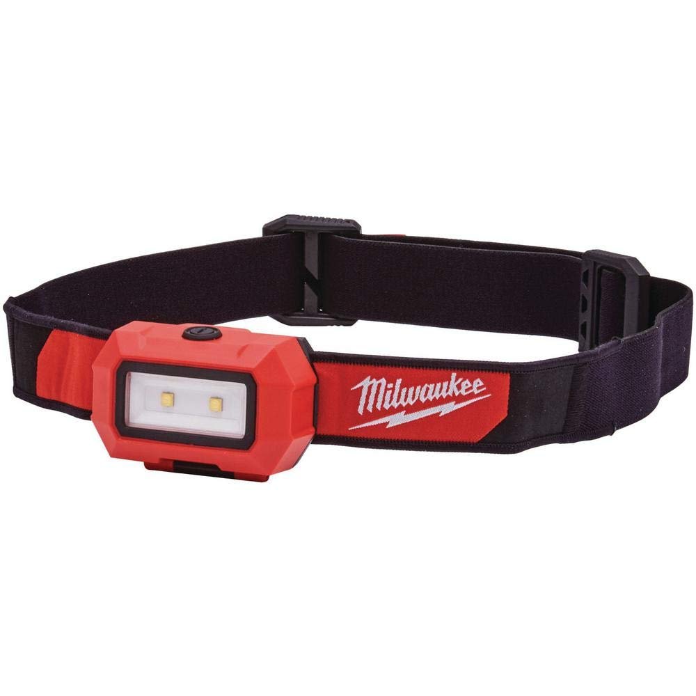 Milwaukee 2103 LED Work Headlamp - 3 Light Modes (High/Low/Red) - Rechargeable Headlight for Construction, Camping & Outdoor Activities