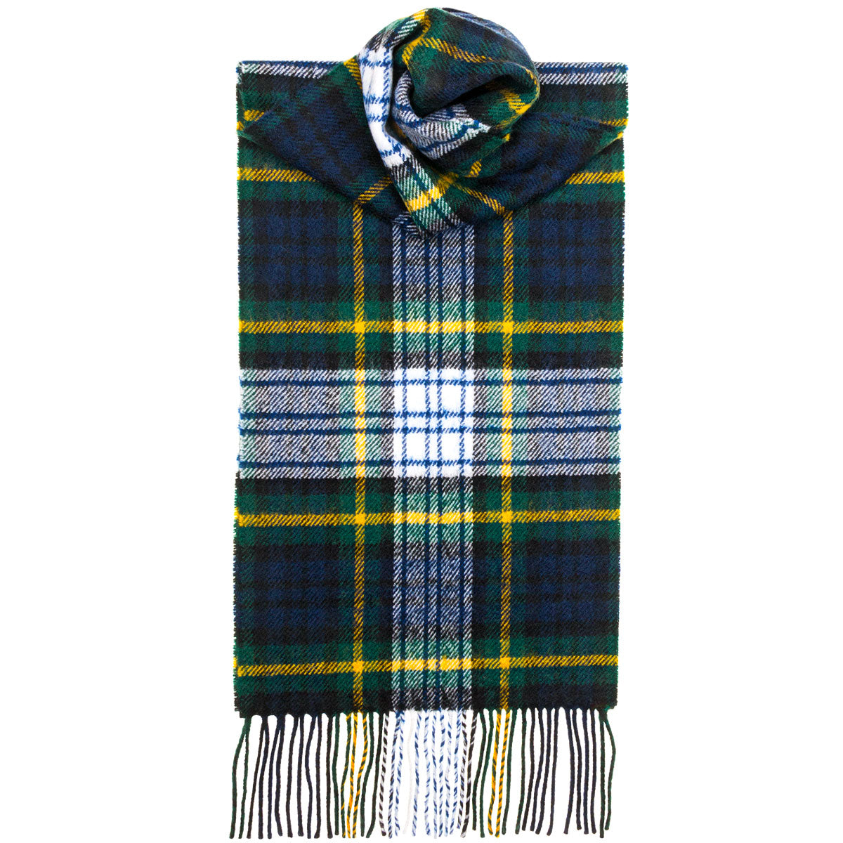 Gordon Dress Modern Tartan Scarf - Stylish Plaid Wrap for Women & Men - Perfect for Fall, Winter, Office & Holiday Outfits