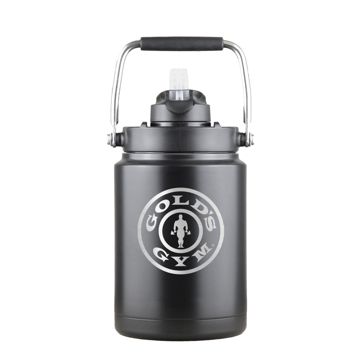 Gold's Gym Custom Half Gallon Water Bottle - BPA Free, Leak Proof, Durable Gym Jug for Workouts, Bodybuilding & Outdoor Sports