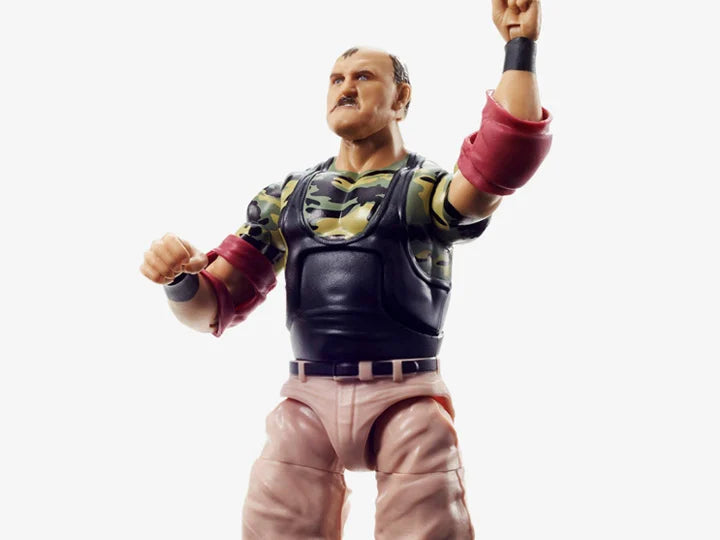 WWE Elite Collection Series 89 Sgt. Slaughter Action Figure - Authentic WWE Wrestling Collectible Toy for Fans & Display - Perfect for Home Decor, Gift Giving & WWE Memorabilia Collection