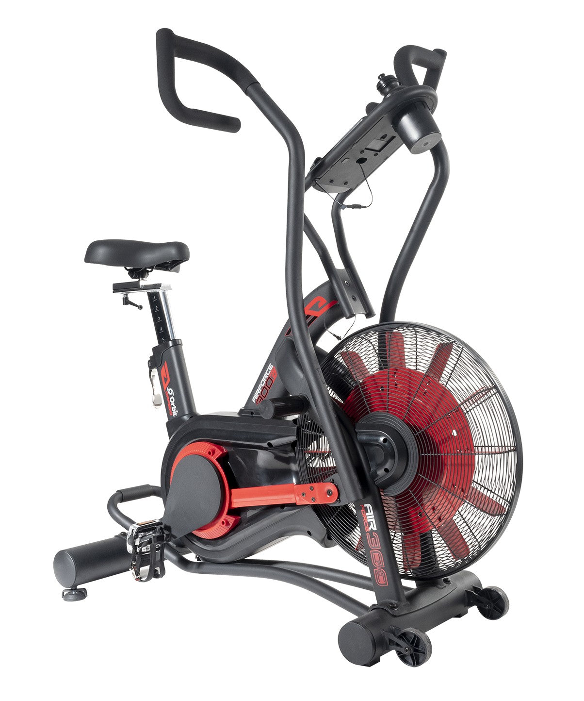 AirForce 300.3 Pro Air Bike - Heavy Duty Exercise Bike for Home Gym, Cardio Workout & Full Body Training - Perfect for Indoor Cycling, HIIT & CrossFit Training