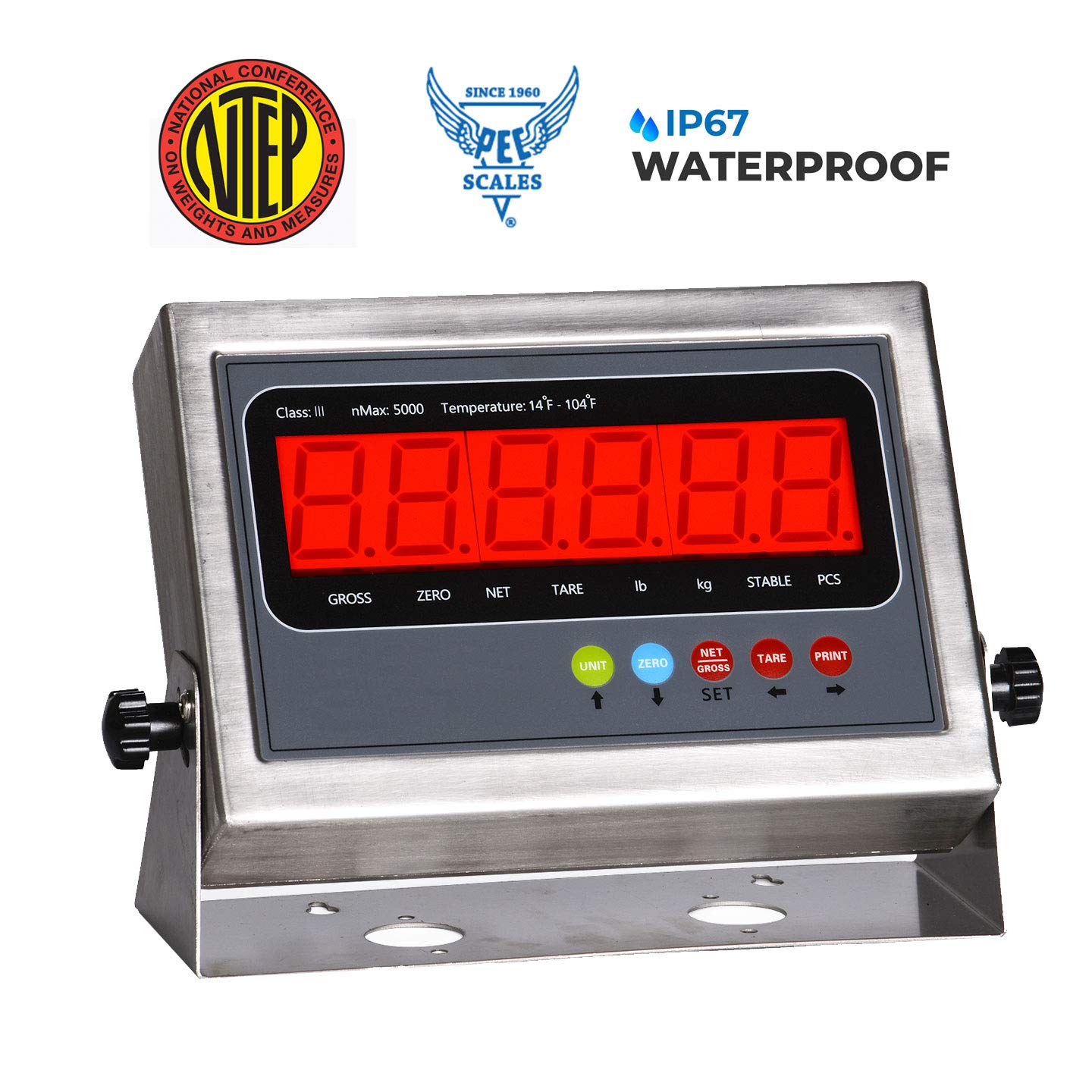 4-Pin Quick Connect Cable - 15ft PEC-IN202 Floor Scale Indicator Connector Wire - Durable & Flexible for Industrial Weighing Scales & Commercial Use