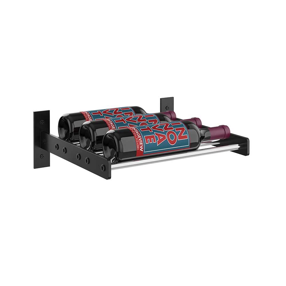 Evolution 5 Inch Tall Single Column Wine Wall Rack - Perfect for Kitchen, Dining Room & Home Bar Organization