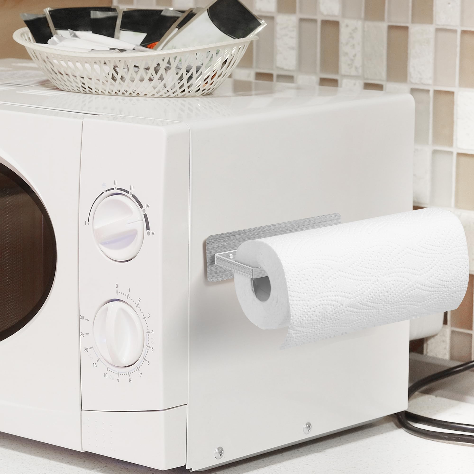 Stainless Steel Magnetic Paper Towel Holder - 12