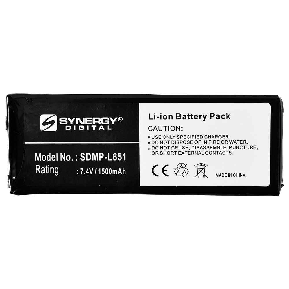 Synergy Digital 2-Way Radio Battery - High Capacity 1500mAh Li-Ion 7.4V Replacement Battery for LI-7200 WX Walkie Talkie | Perfect for Outdoor Adventures, Construction Sites & Emergency Communication