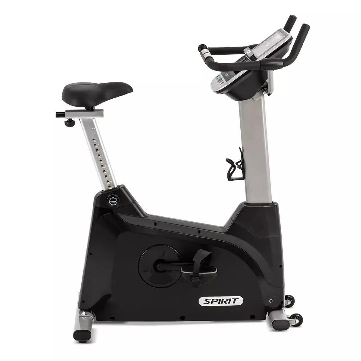 Spirit Fitness XBU55ENT Upright Exercise Bike for Home Gym - Cardio Workout Equipment for Weight Loss & Fitness Training