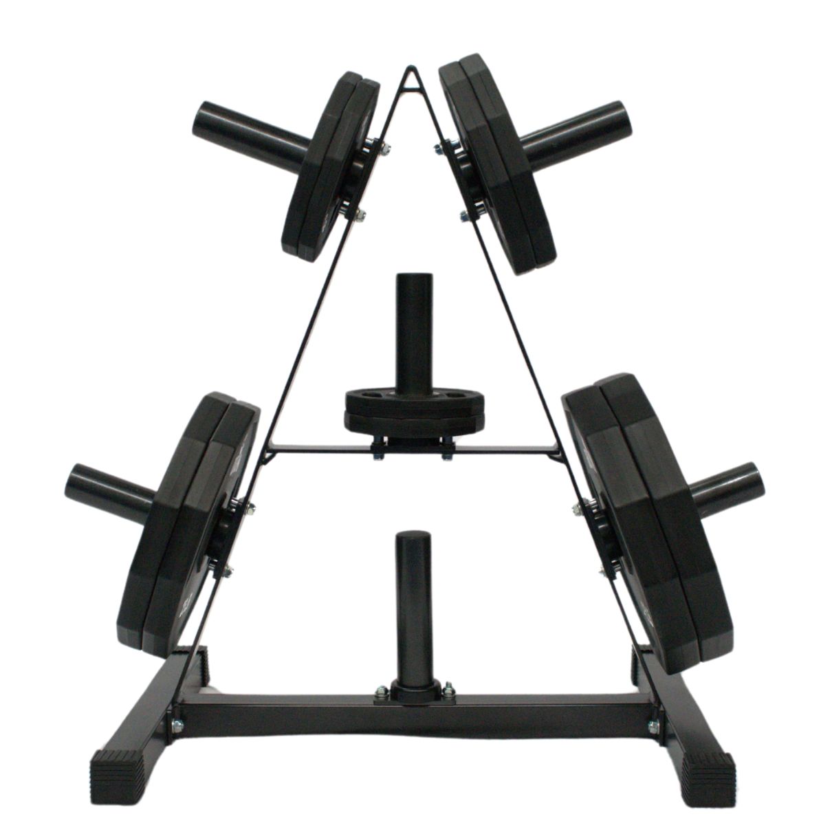 Gronk Fitness Compact A Frame Weight Tree - Heavy Duty Dumbbell Rack Organizer for Home Gym, Garage, and Workout Space