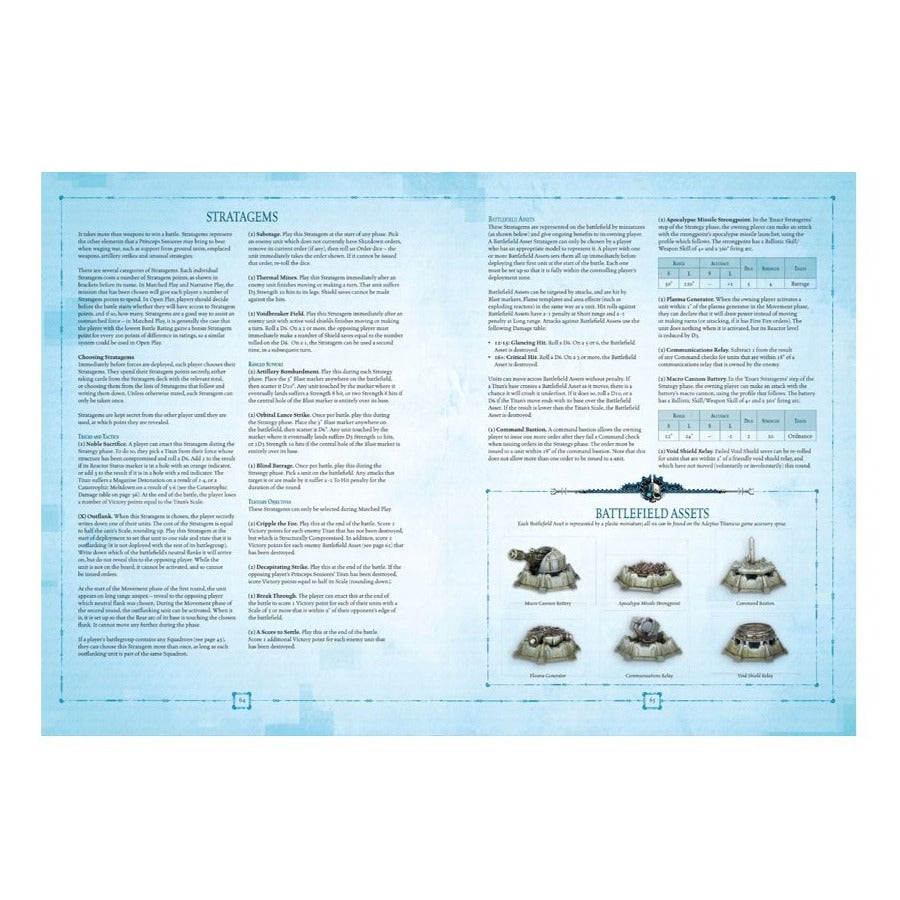 Adeptus Titanicus Core Game - Epic Miniature Battle Strategy Board Game for Warhammer 40K Fans | Perfect for Tabletop Gaming, Collectors & Competitive Play
