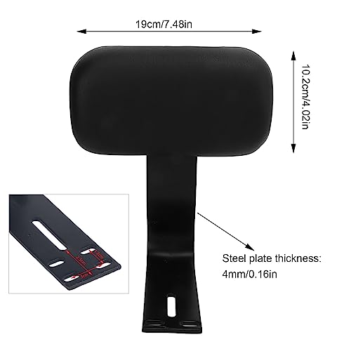 Electric Backrest for Passenger Seat - U-Shaped Metal Support, Comfortable & Adjustable Black Seat Backrest for Cars, Trucks & SUVs | Perfect for Long Drives & Road Trips