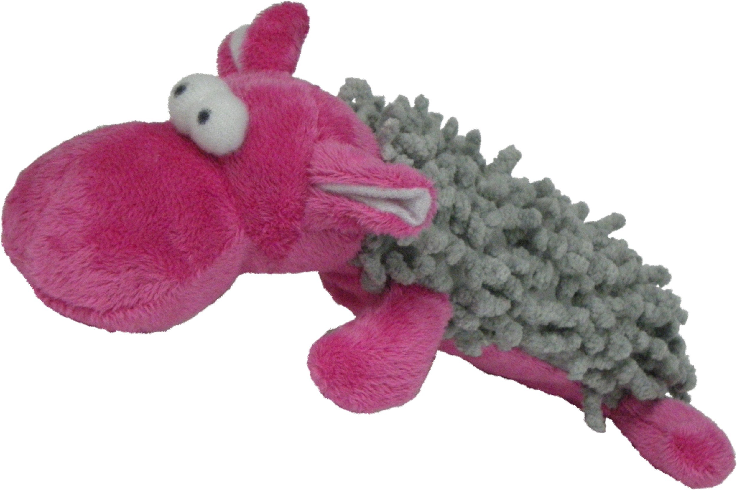 10-Inch Plush Shaggy Hippo Dog Toy - Soft & Durable Chew Toy for Small & Large Dogs - Perfect for Indoor Play, Cuddling & Training Sessions